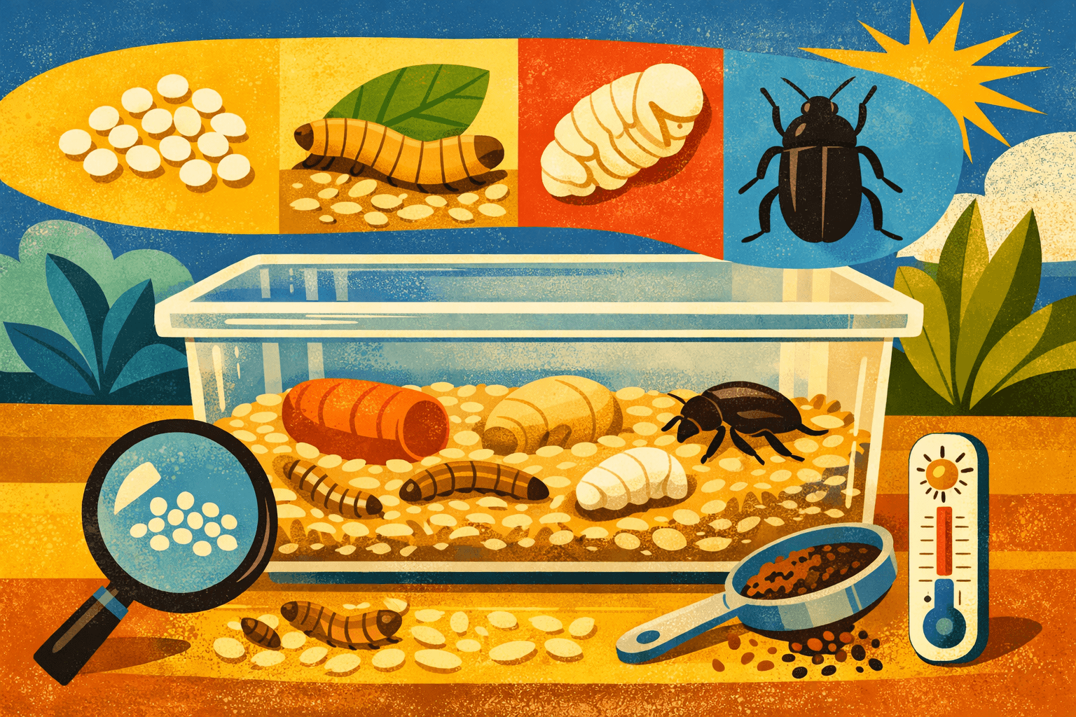 Raising Mealworms: Science in a Box (4th Informational)