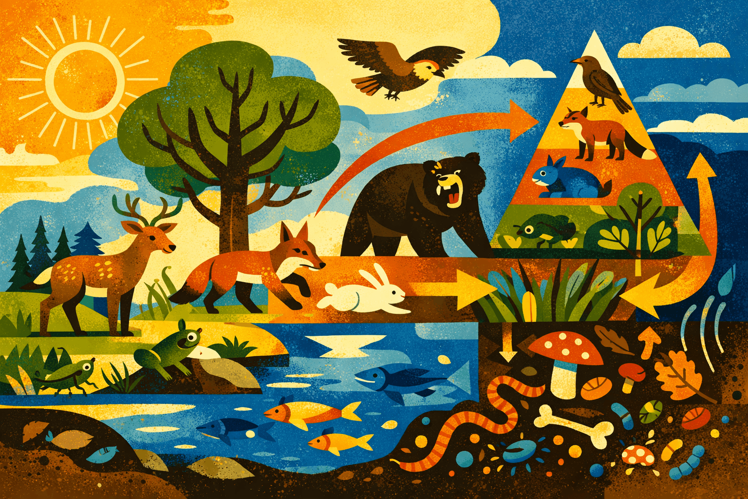 The Invisible Current: Energy Flow in Ecosystems